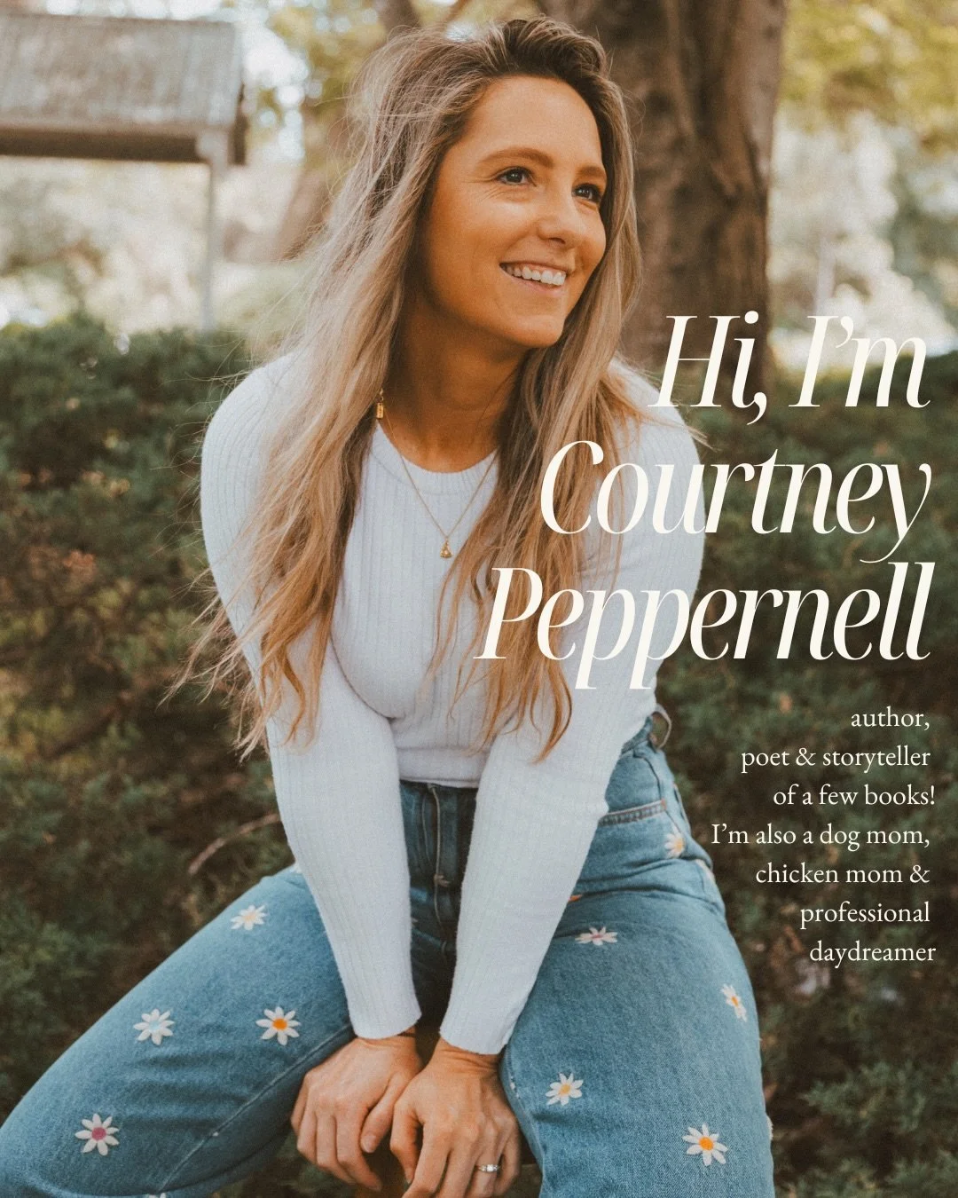 Hi, I&rsquo;m Courtney! Author, poet, dog mom, and writer of books that have somehow sold a few million copies (still wild to say).

Swipe through to see how this all started and where we&rsquo;re heading next.

Tell me in the comments how you found 