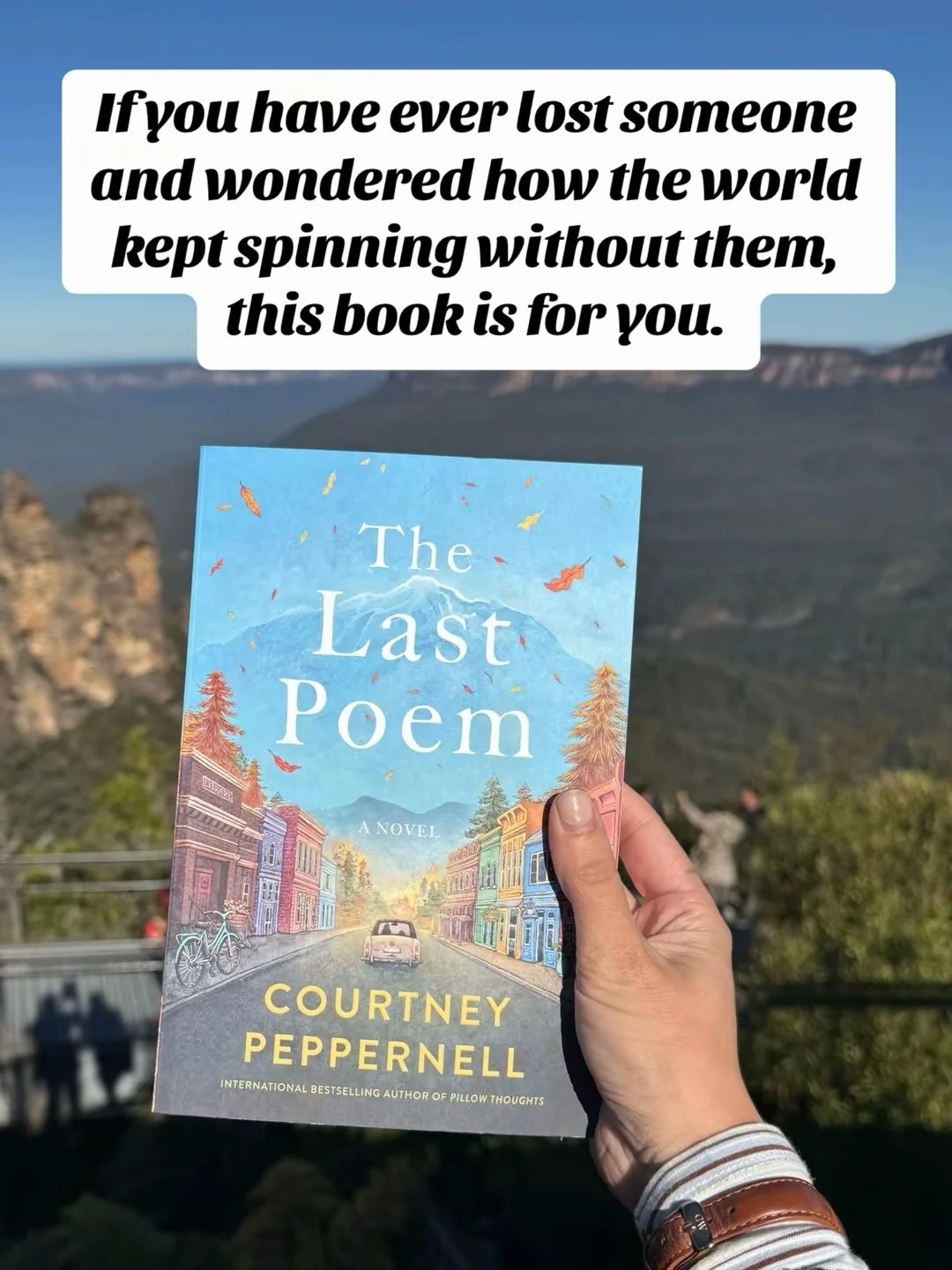I wrote this book for the people who know what it feels like to lose someone and have no idea how to keep living afterward.

The last poem is about grief, but it is also about hope. About running away. About starting over in a town where nobody knows