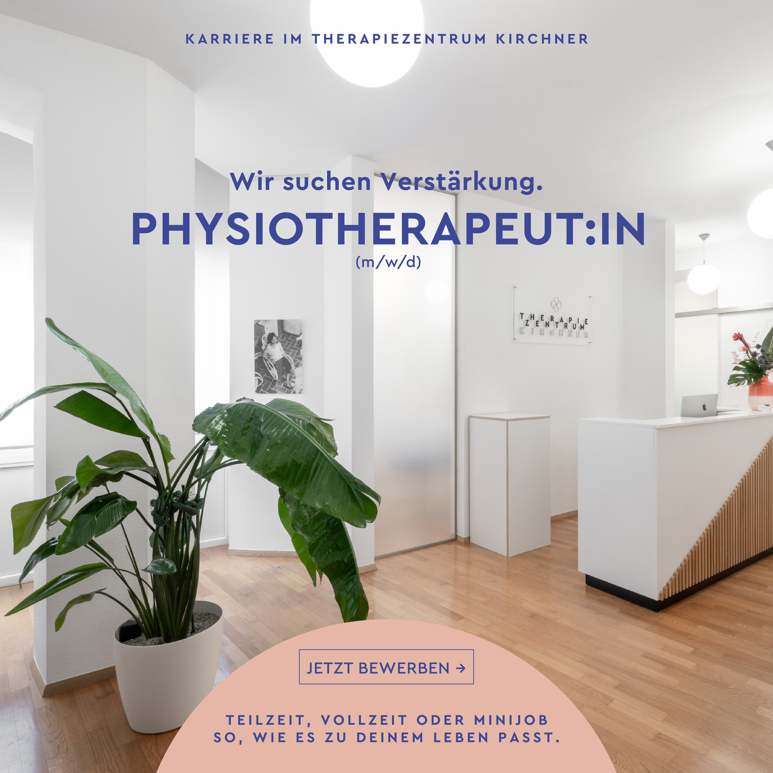 PHYSIOTHERAPEUT:IN (M/W/D) IN STUTTGART GESUCHT – Teilzeit, Vollzeit oder als Minijob