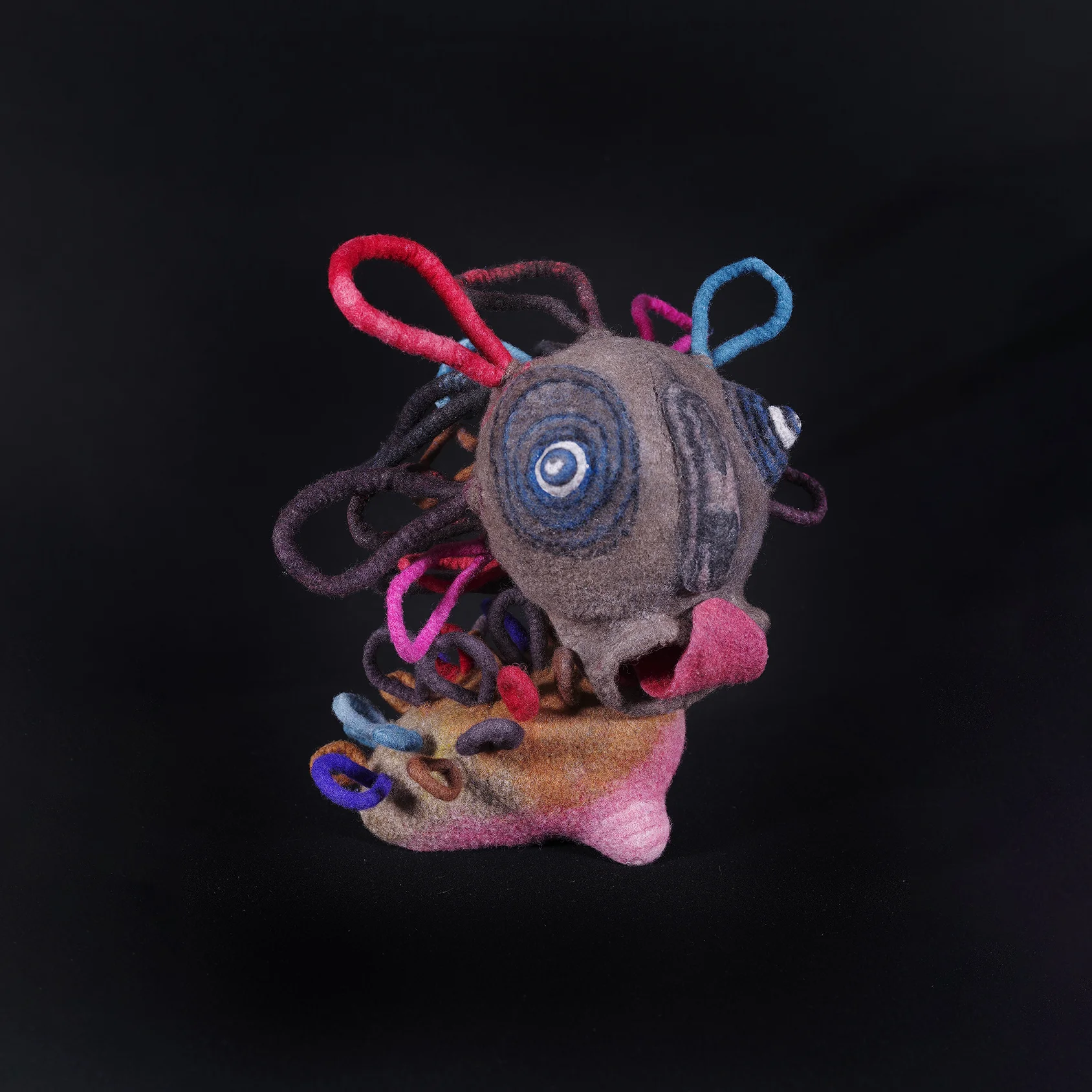 “Dharma” Wet Felted 100 wool.
