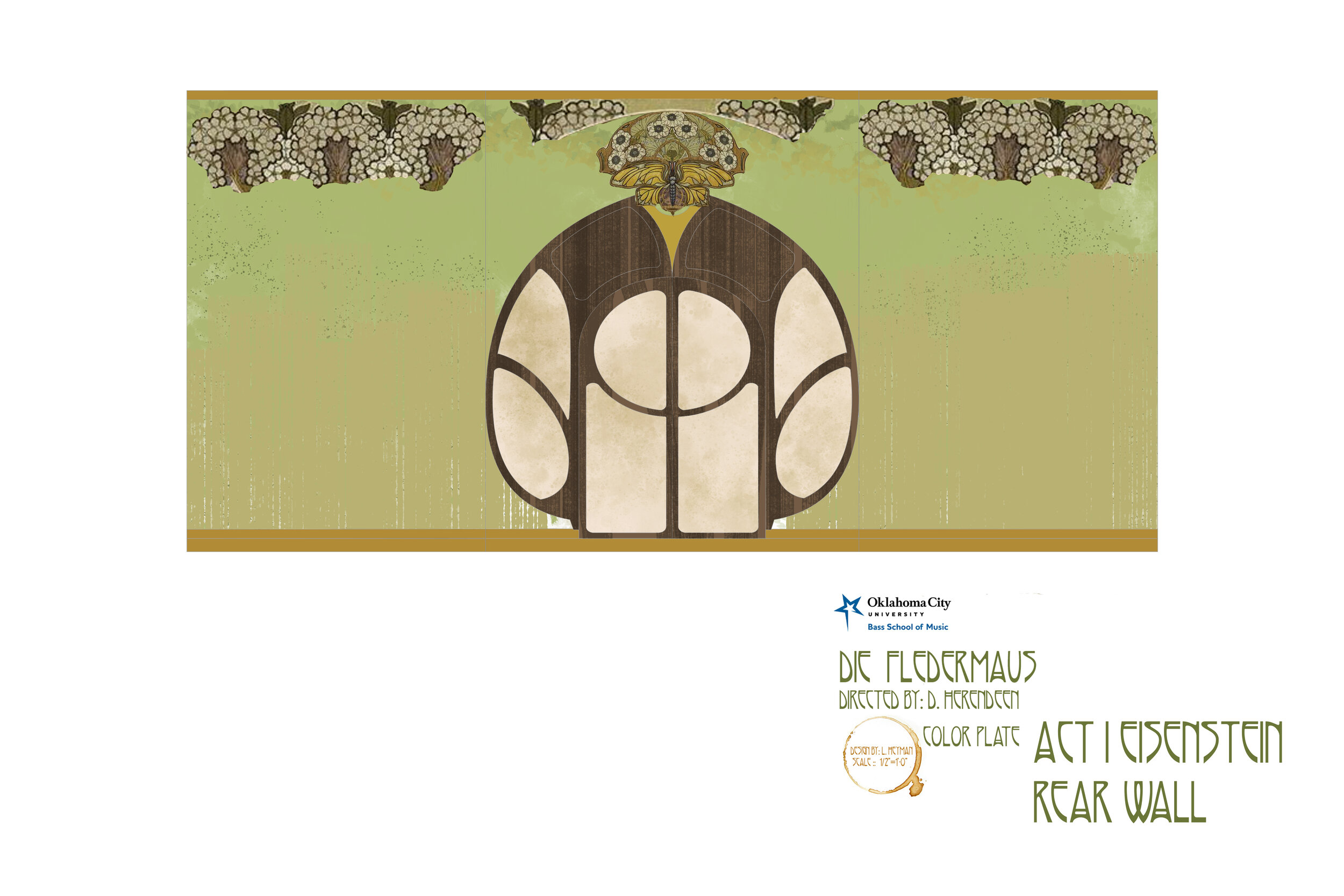 Die Fledermaus 2020-Wall Elevation