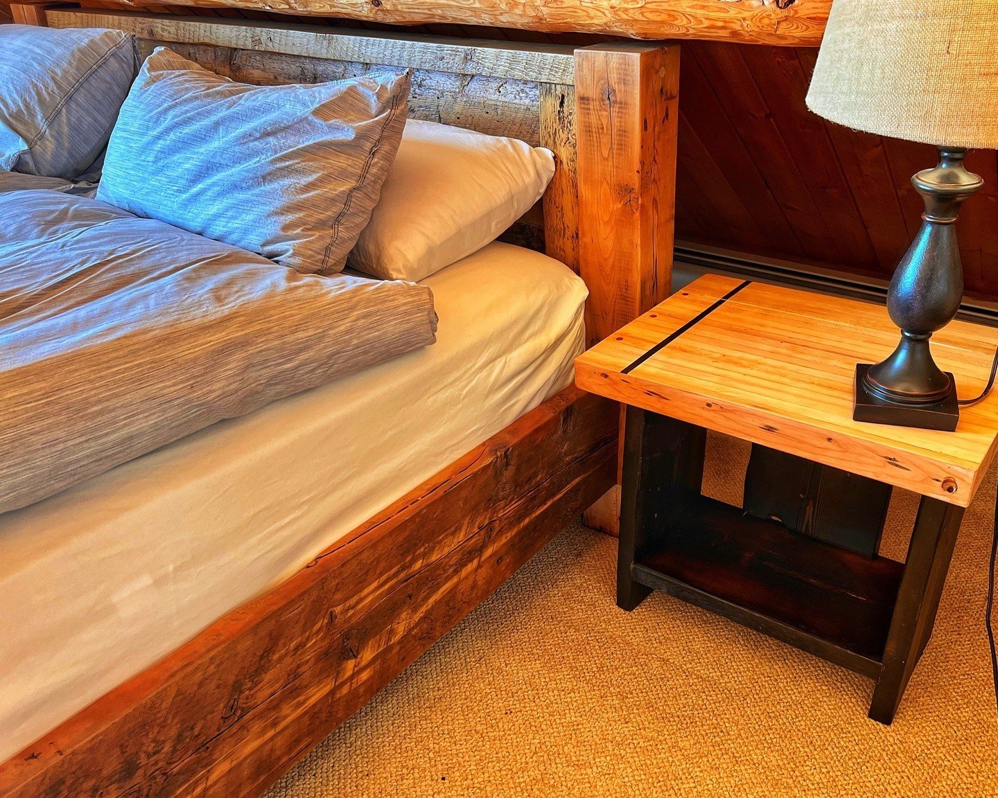 Throughout the winter months, our team has been actively involved in the creation of brand new beds for The Lodge. ⁠
Having fulfilled its original function of sheltering animals and crops for a century, we have employed reclaimed wood materials sourc