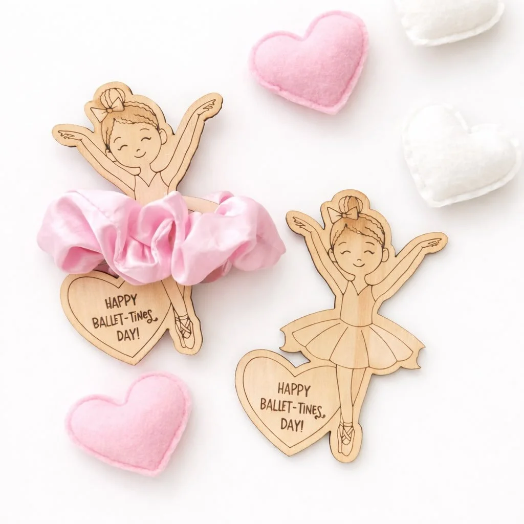 These sweet little scrunchie holding ballerinas were created as a special Valentine&rsquo;s Day order and they turned out tutu cuuuute 🩰💕