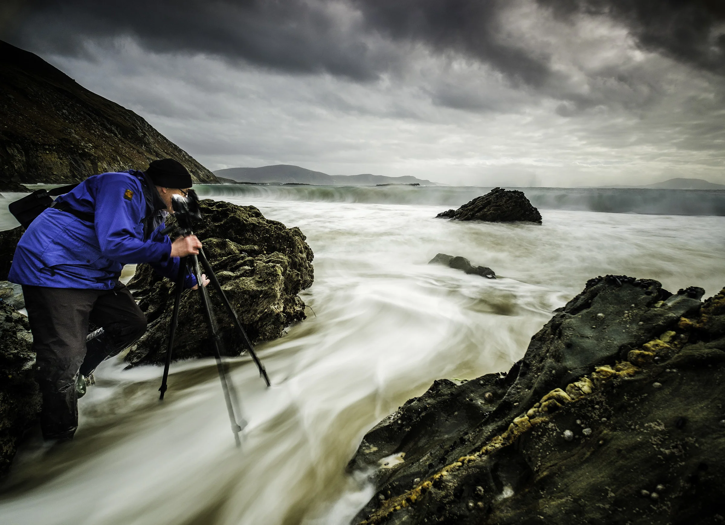 A scene from Eamonn McCarthy’s photography workshop.