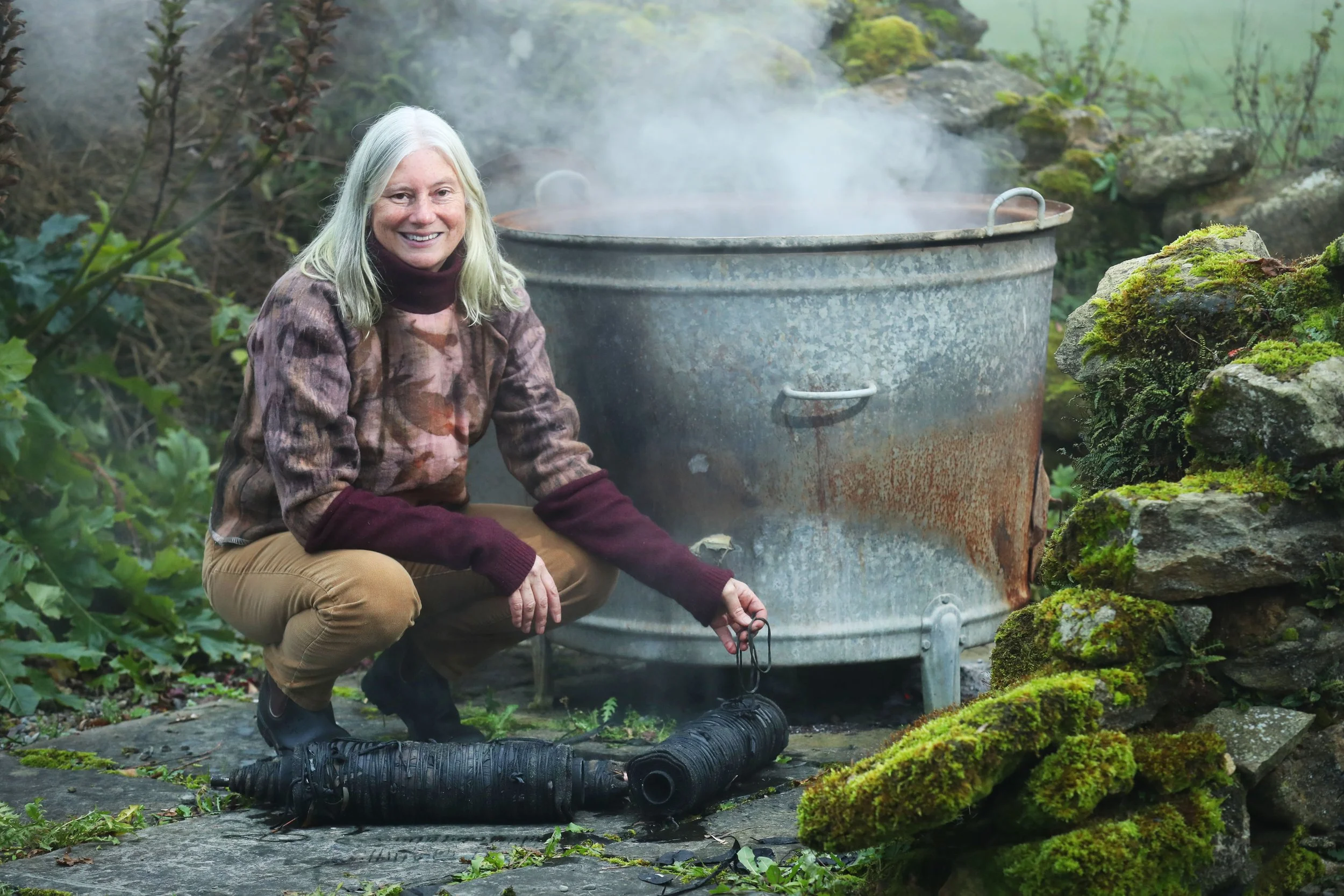 Big pot and Nicola.JPG