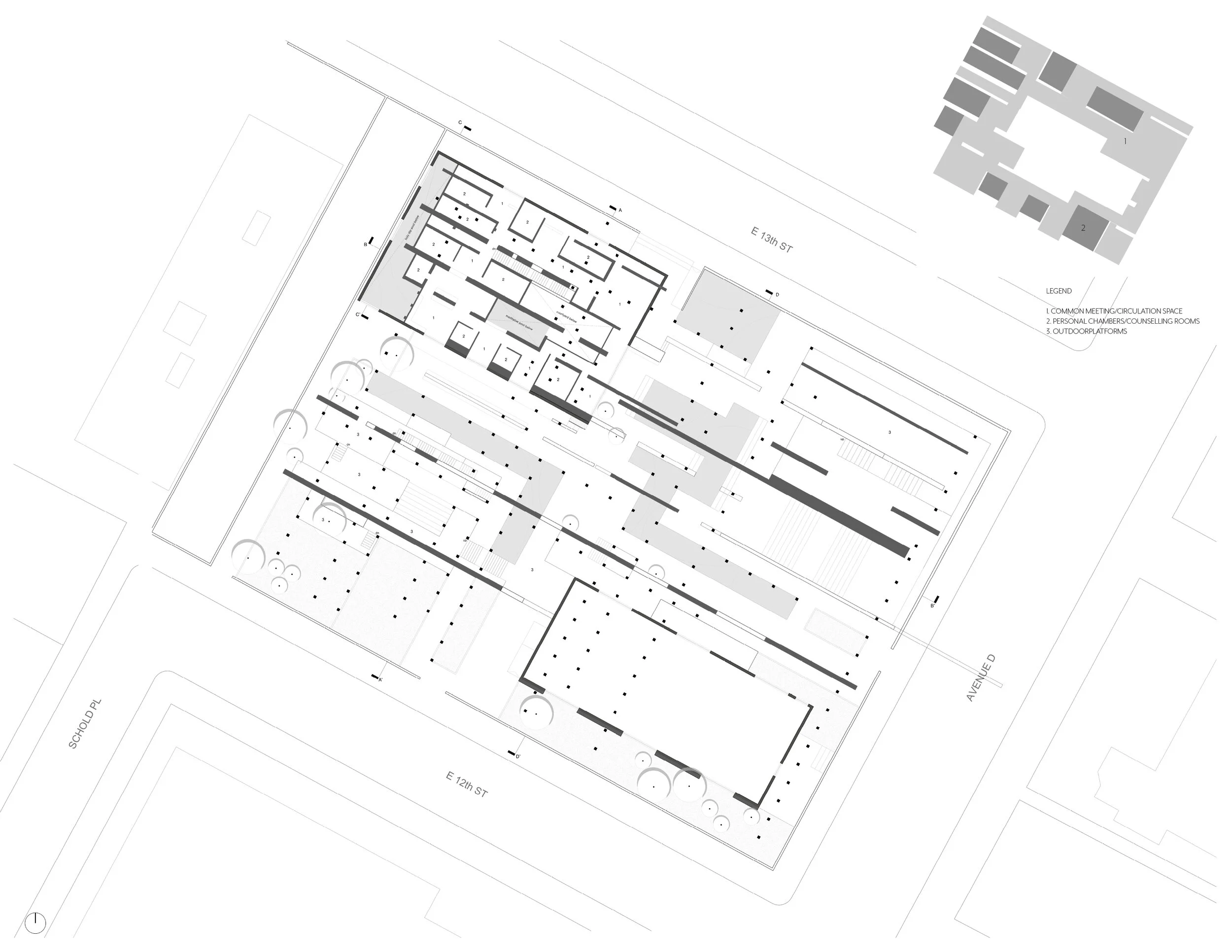 Floor Plan at 16' lvl