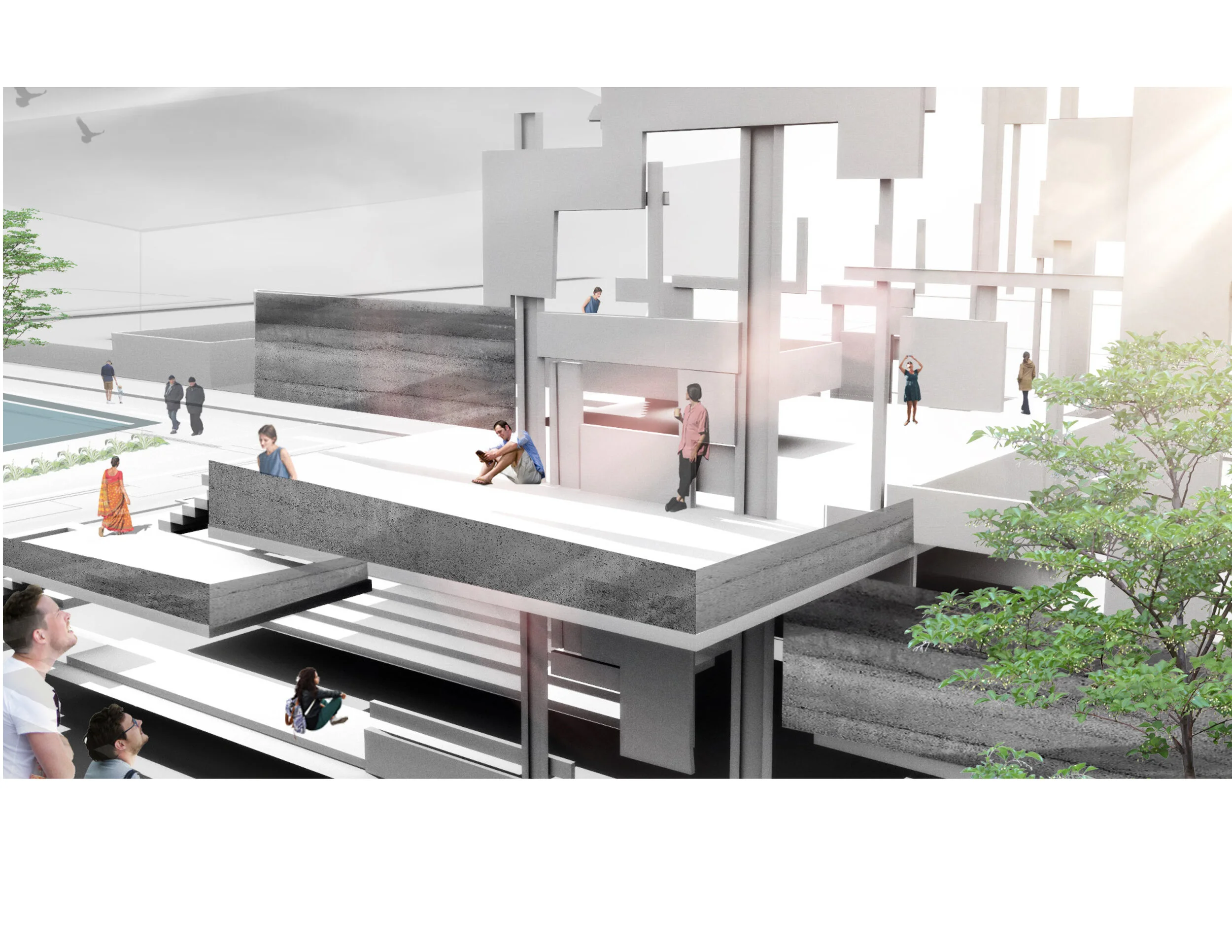 "WanderLight as a variable that defines and re-defines space, that creates opportunities for privacy while allowing sight lines and visibility for safety