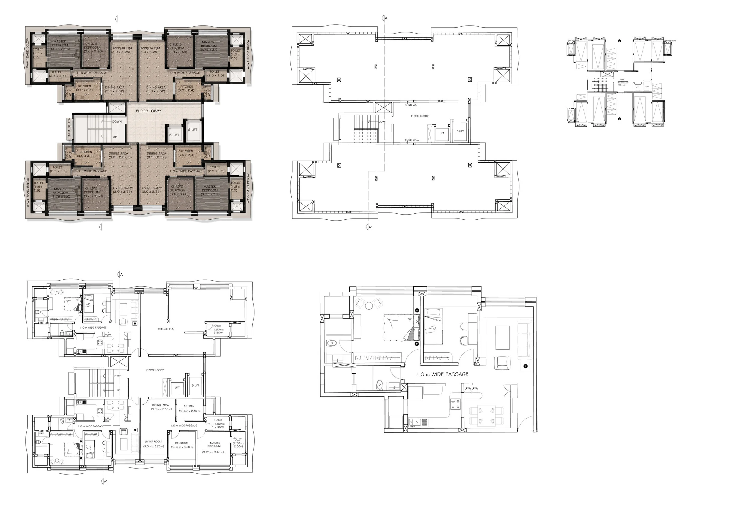  60 sq. m tenament  