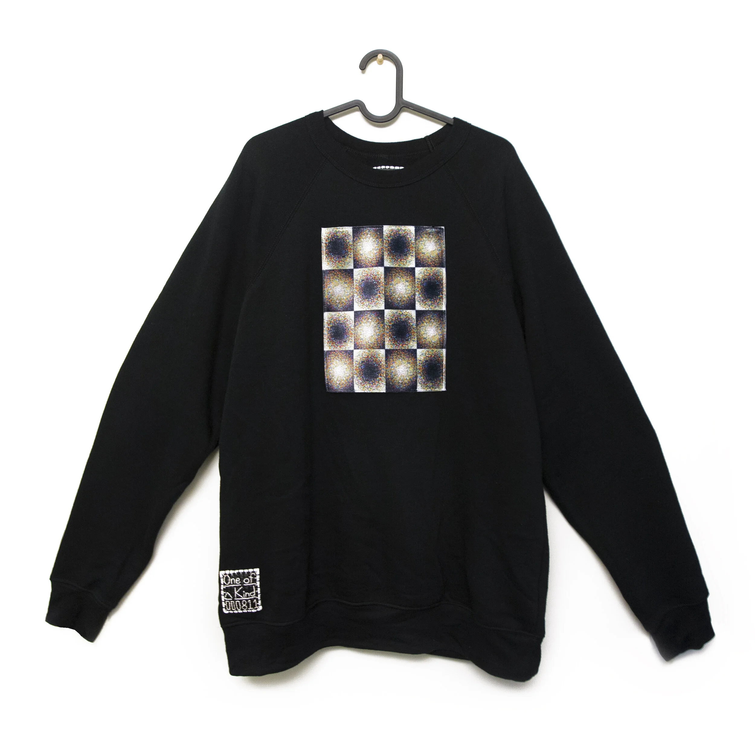000811 - One of a Kind Original Crewneck Sweater [L] - "Opposite Problems"