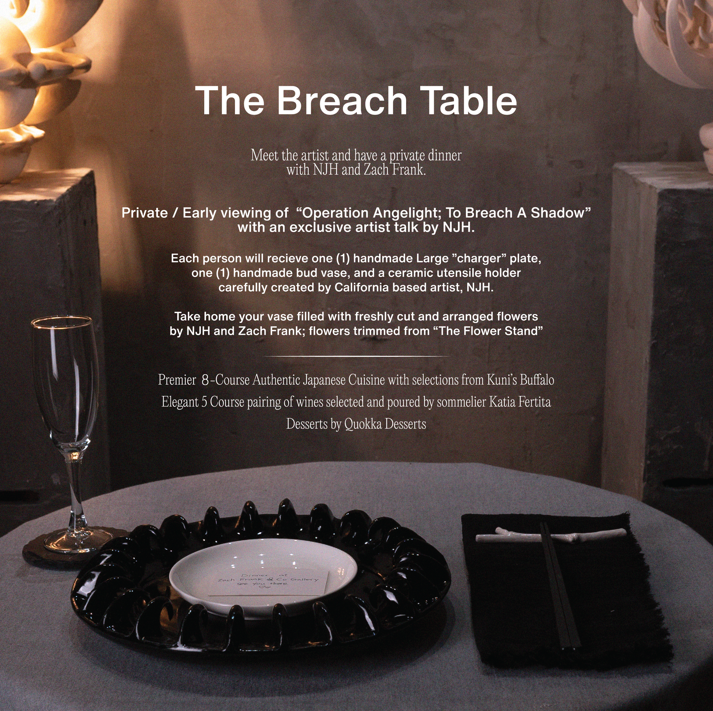 JULY 15th - PRIVATE DINNER - Zach Frank & Co. X NJH X Kuni's