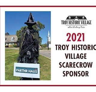 Come visit Raven the witch &amp; the PH team tomorrow for the @troyhistvillage Scarecrow Row Trick or Treat event from 4-8pm. 

Happy Halloween!
