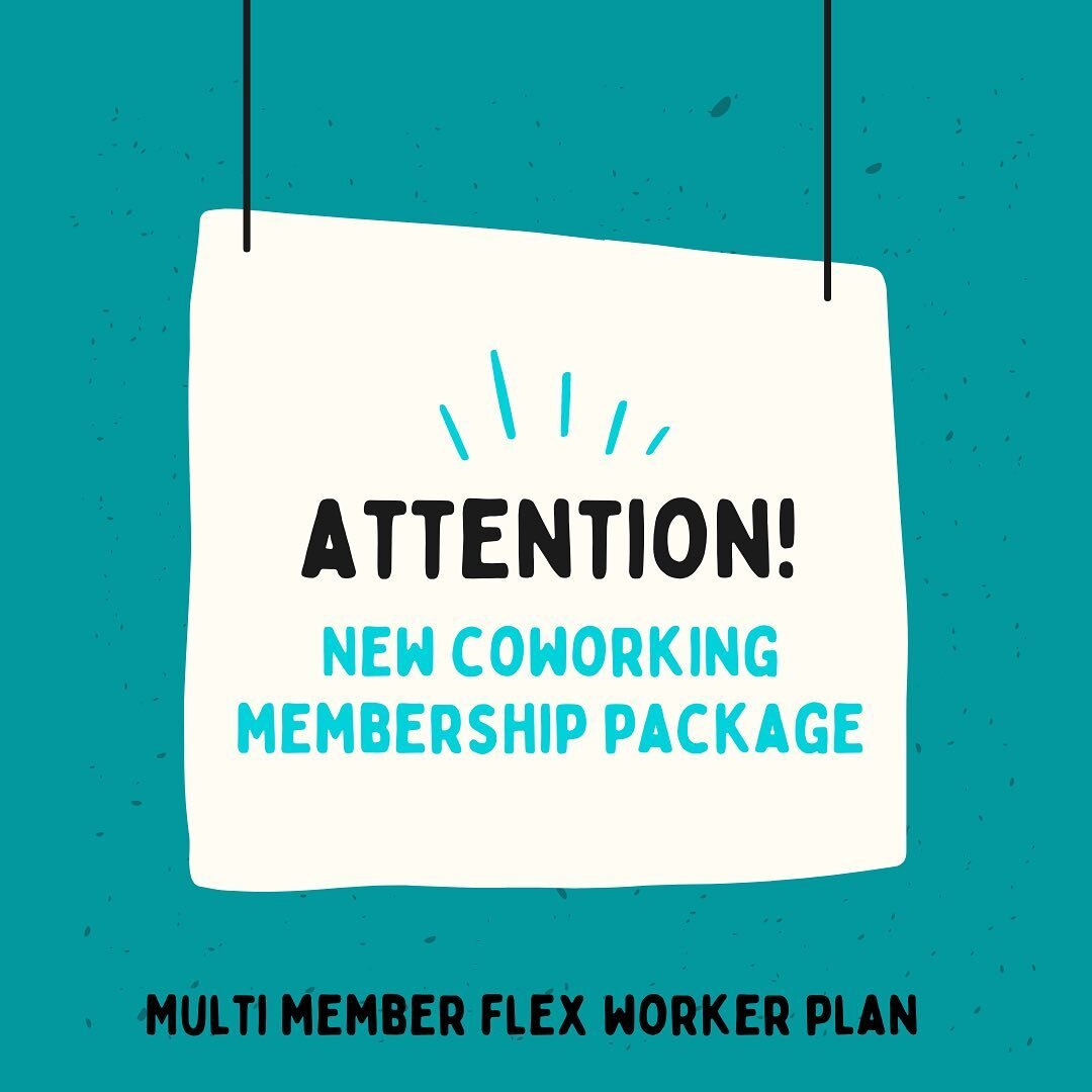 NEW MEMBERSHIP PACKAGE 

Check out our new Multi-Member Flex Worker Package.