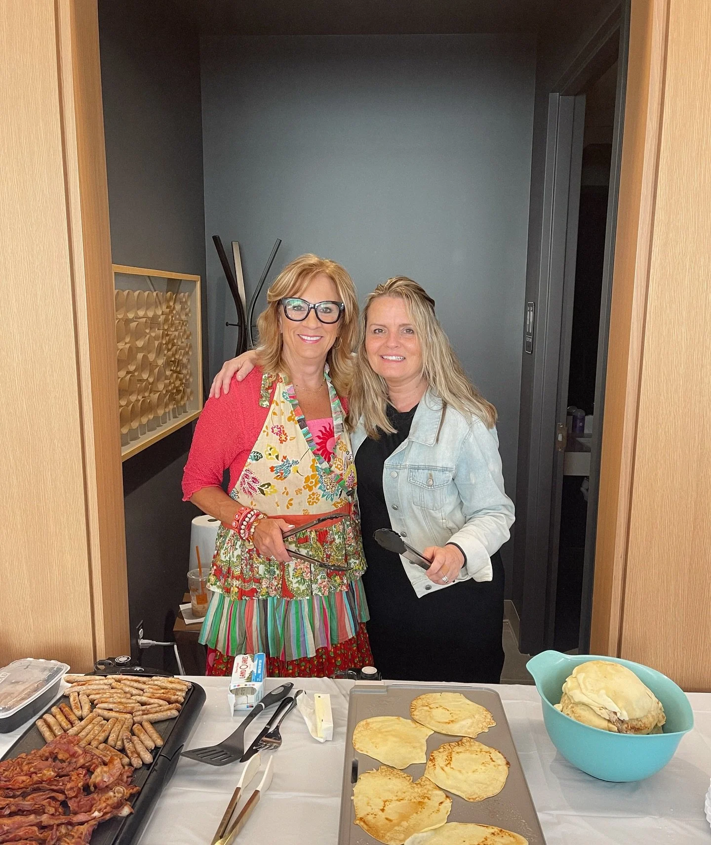 What a morning! ✨ Our Vendor Appreciation Breakfast was such a wonderful way to gather with our incredible partners. Becky &amp; Kelli whipped up a delicious crepe breakfast buffet, and we loved getting the chance to connect over great food and even 