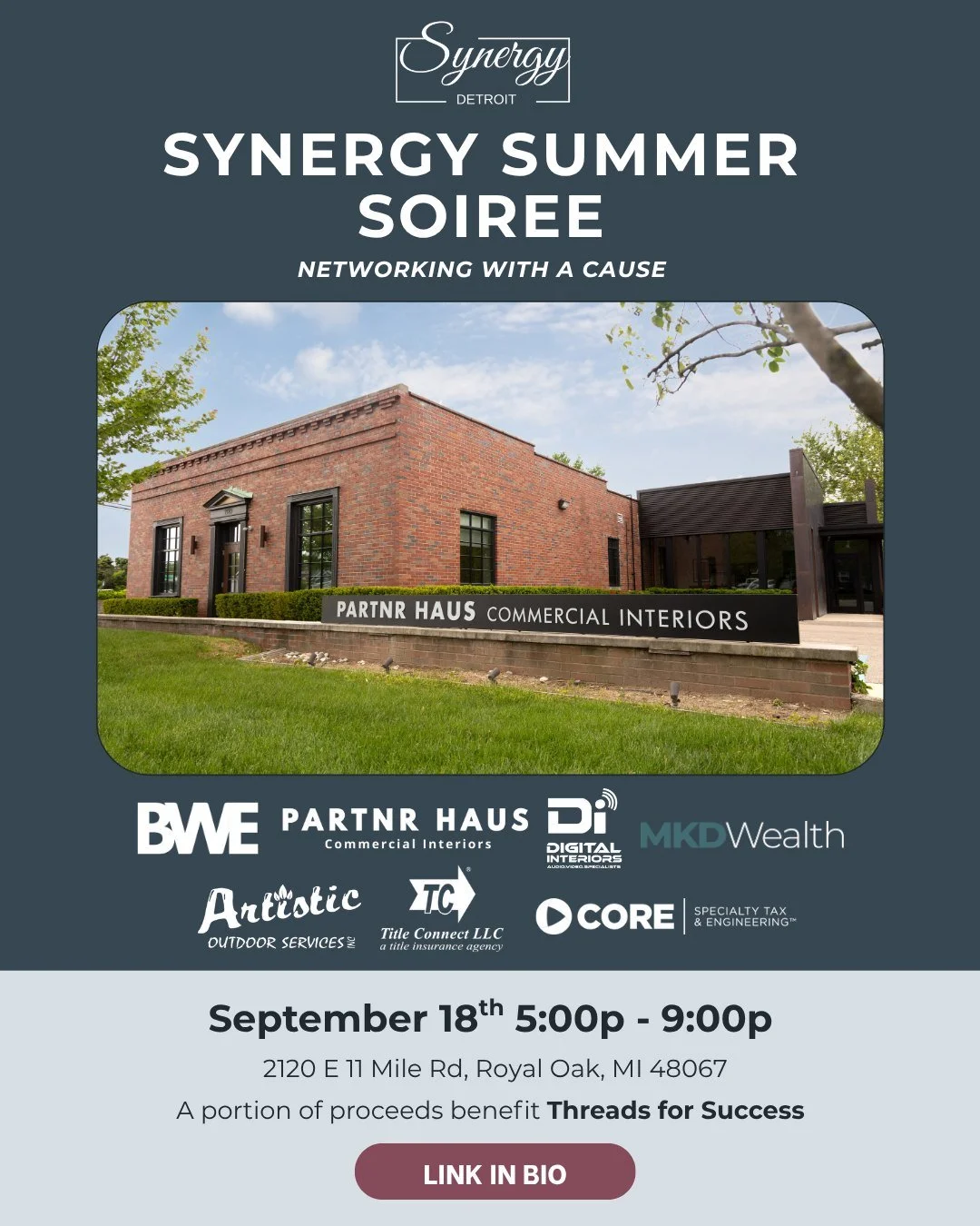 ✨ It&rsquo;s that time of year again&hellip; ✨ 

Join us for the Detroit Synergy Summer Soiree &mdash; an evening of delicious food, refreshing drinks, and meaningful networking 🤝 with Detroit&rsquo;s most driven business owners, professionals, and 