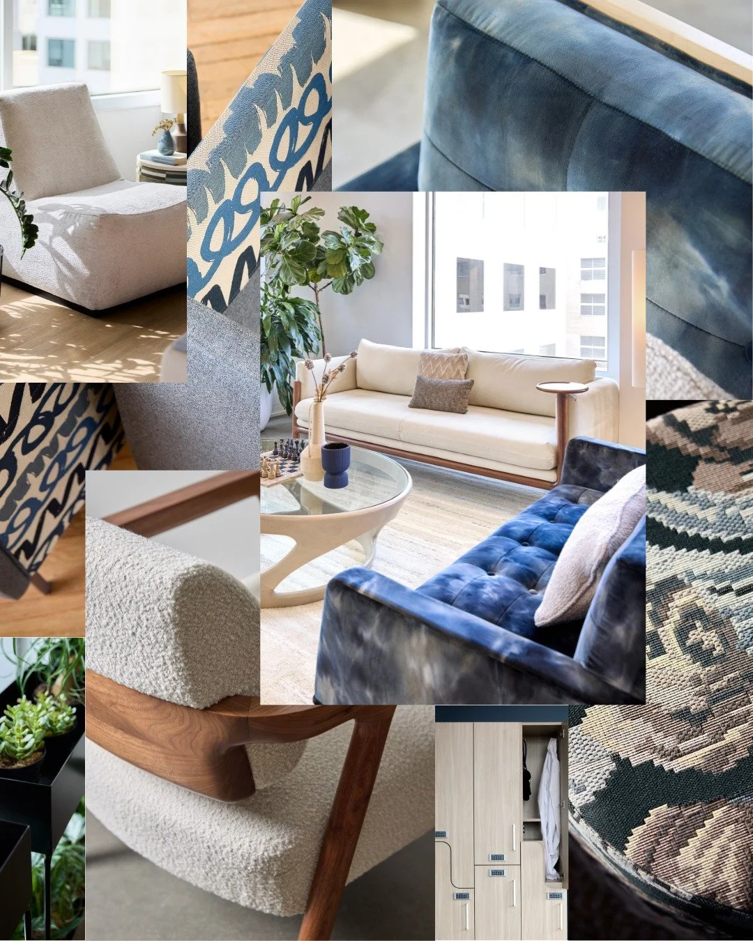 Soft curves, bold blues, layered textures, and a touch of ✨drama✨ &mdash; this moodboard is our current obsession!

Whether you're refreshing an office or dreaming up an entirely new healthcare space, PARTNR HAUS is here to collaborate, create, and b