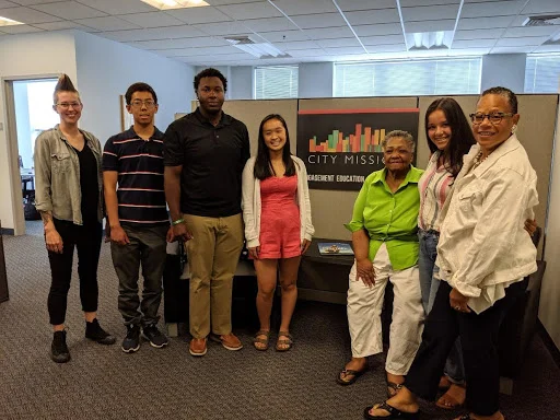 A conversation with Civil Rights Activist Mimi Jones (third from right along with Rev. June Cooper furthest right, and SJI Program Director Rev. Melissa Pace on left).