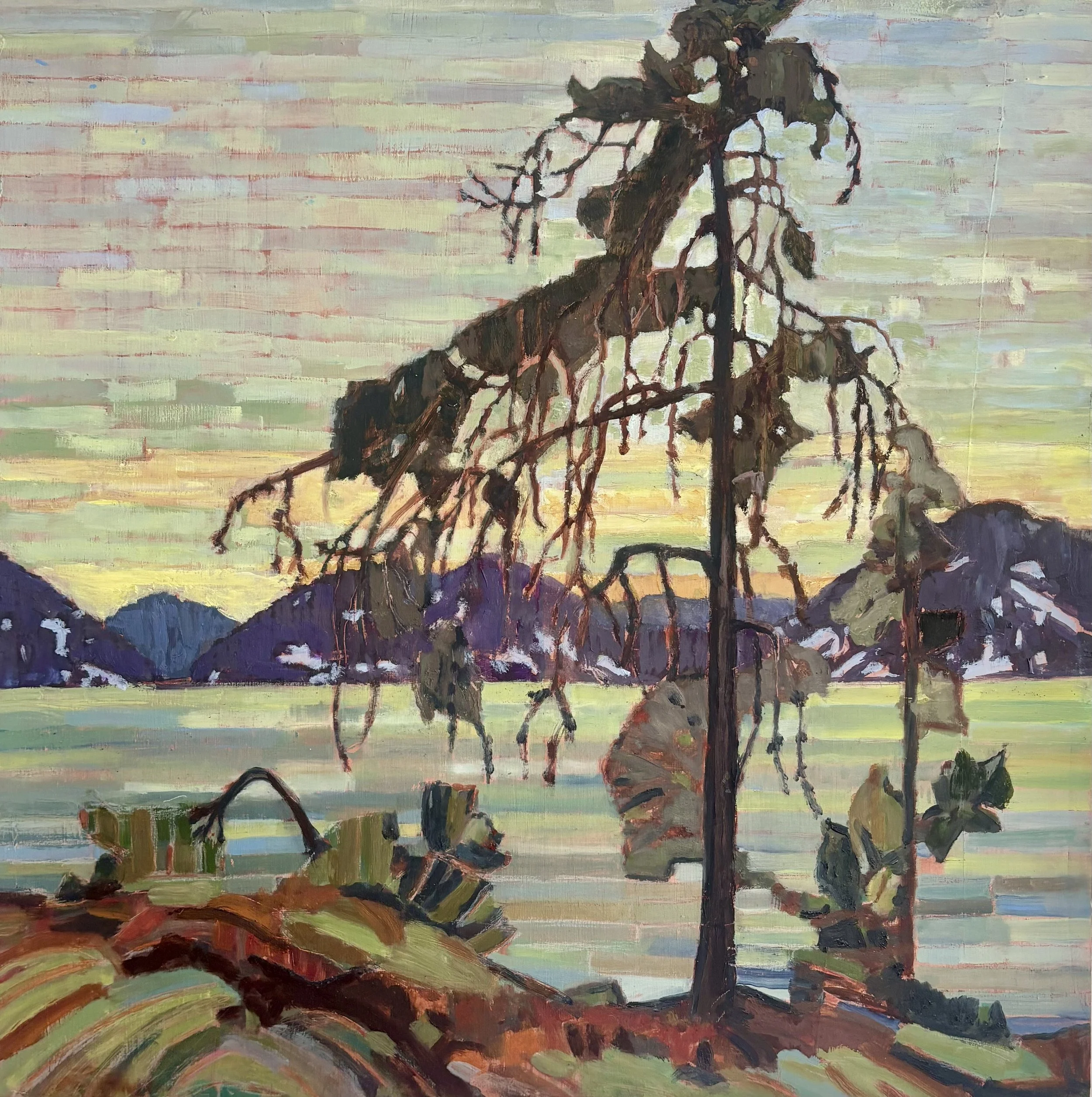 A copy of "The Jack Pine" by Tom Thompson, Group of Seven