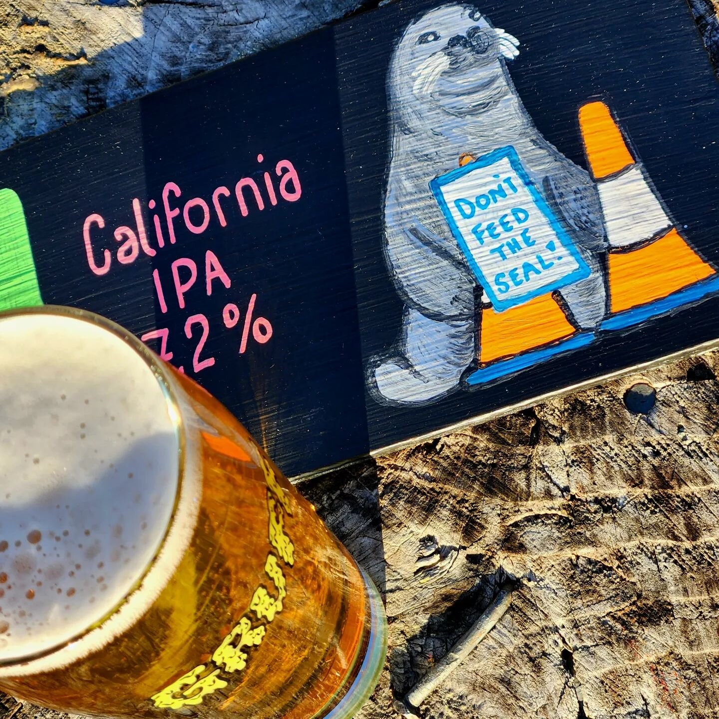 🦭🦭Neil the Seal IPA🦭🦭
New Beer on tap just in time for the weekend! Neil the Seal California IPA is ready for drankin!! This beer is light in body,  unlike our pal Neil. It also has an assertive bitterness to it it that matches the personality of