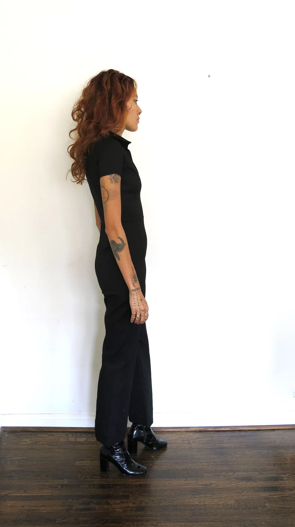 Black Zip Front Jumpsuit/ XS - FINAL SALE — RoseCut Clothing