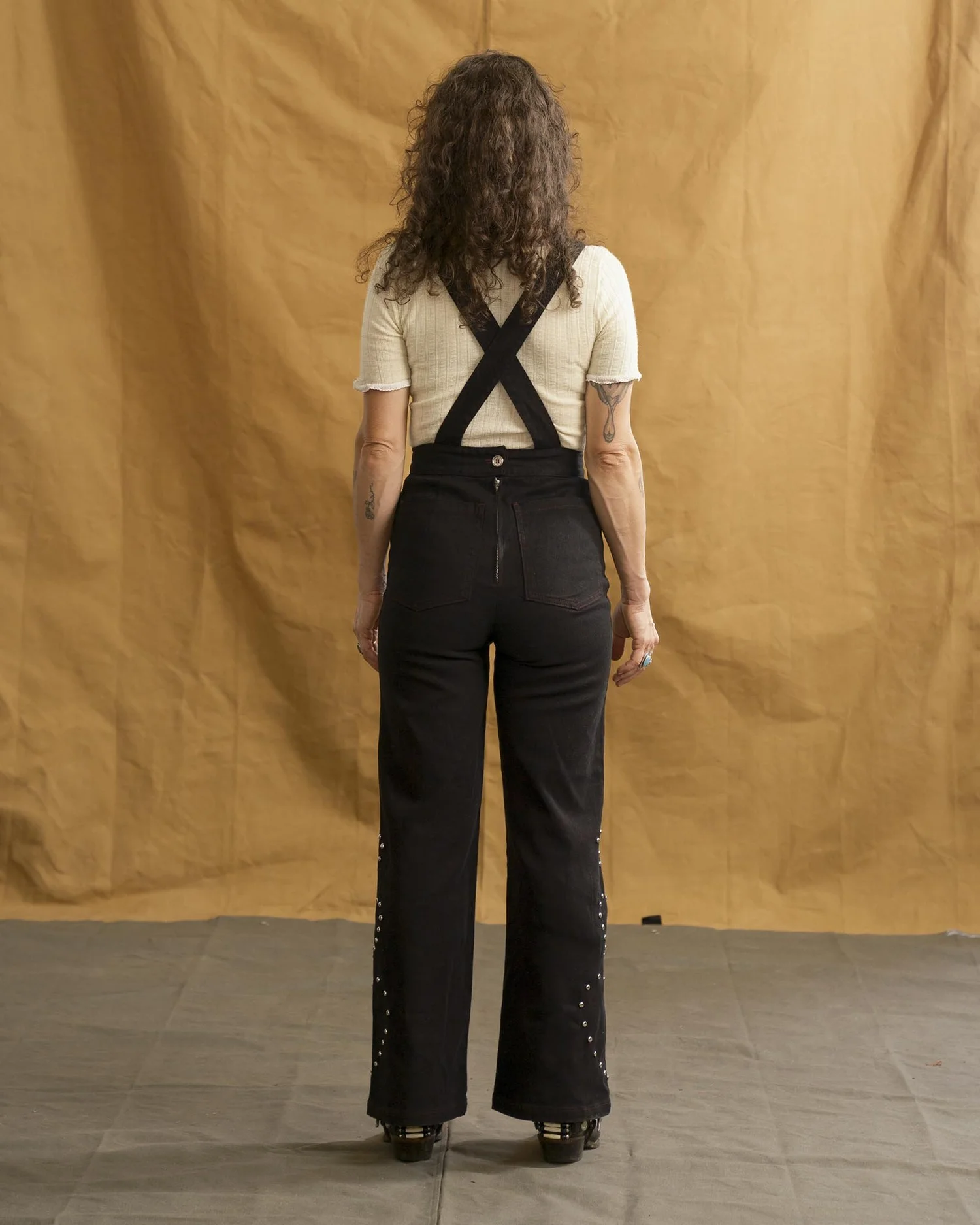 Overalls Bell Bottom Pants With Suspenders Unique Vintage Thelma