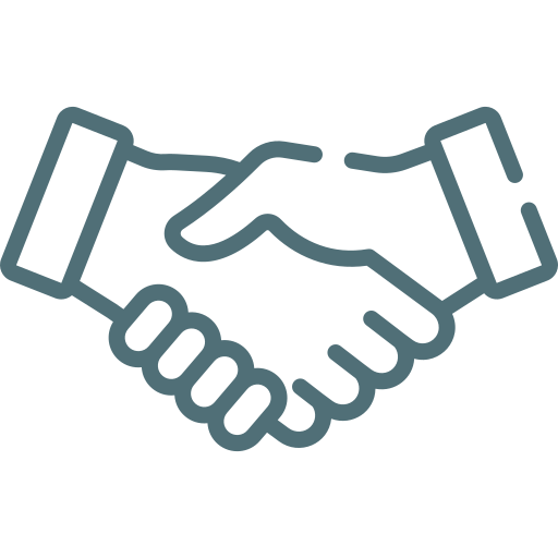 Illustration of two hands shaking