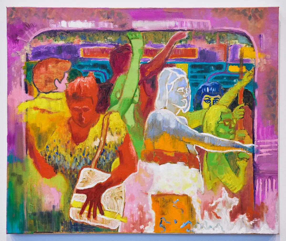 Social Hour, Oil on Canvas, 20 x 24 inches, 2024