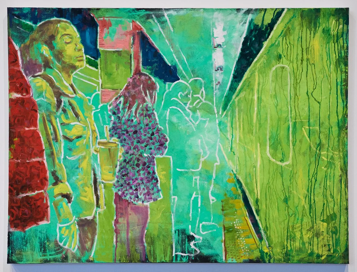 Exhaustion, Oil on Canvas, 24 x 36 inches, 2024