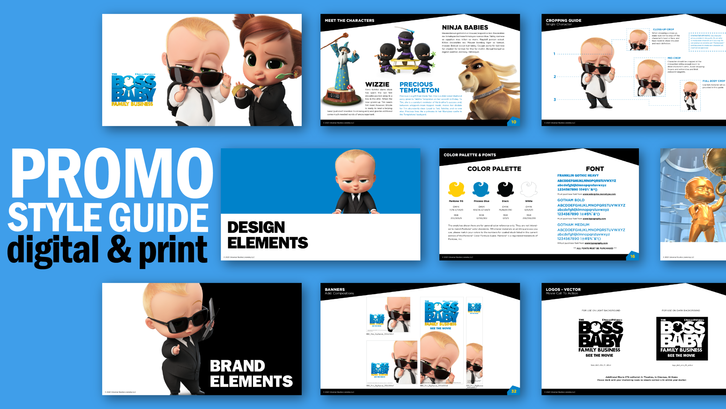 Boss Baby: Family Business Promotional Style Guide