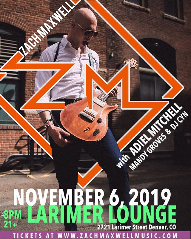 I am thrilled to announce my first headlining show in Denver in over a year, as well as my last show of 2019!
Wednesday 11/6, I will be playing live at the one and only @larimerlounge in downtown Denver. This will be a single release party for my upc