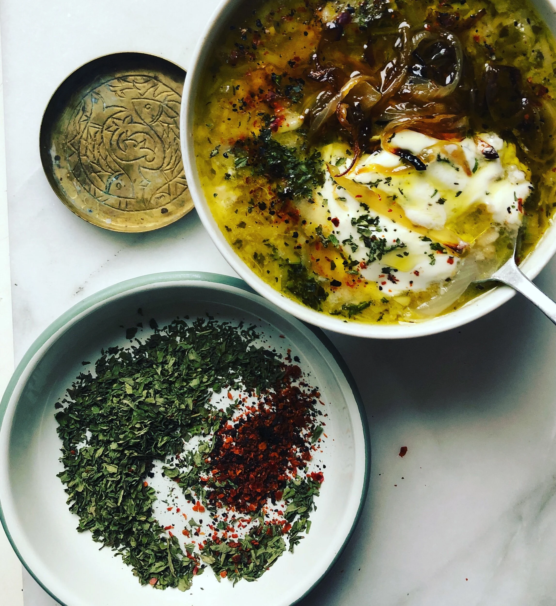 Wintery tarhana soup