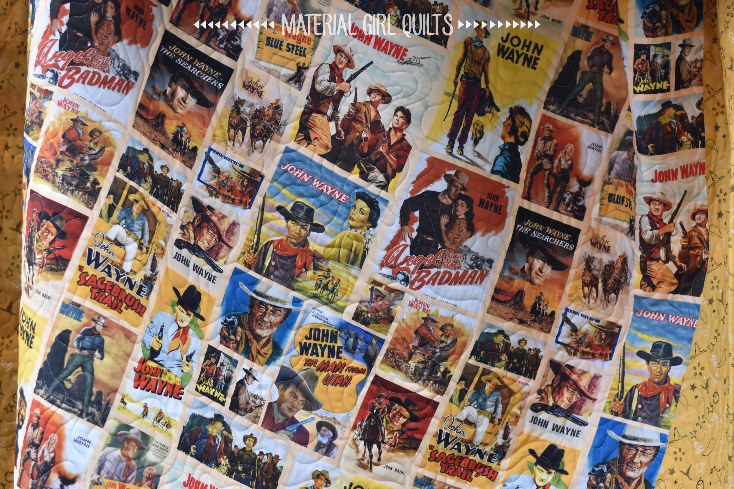 John Wayne a finished quilt!! — Material Girl Quilts