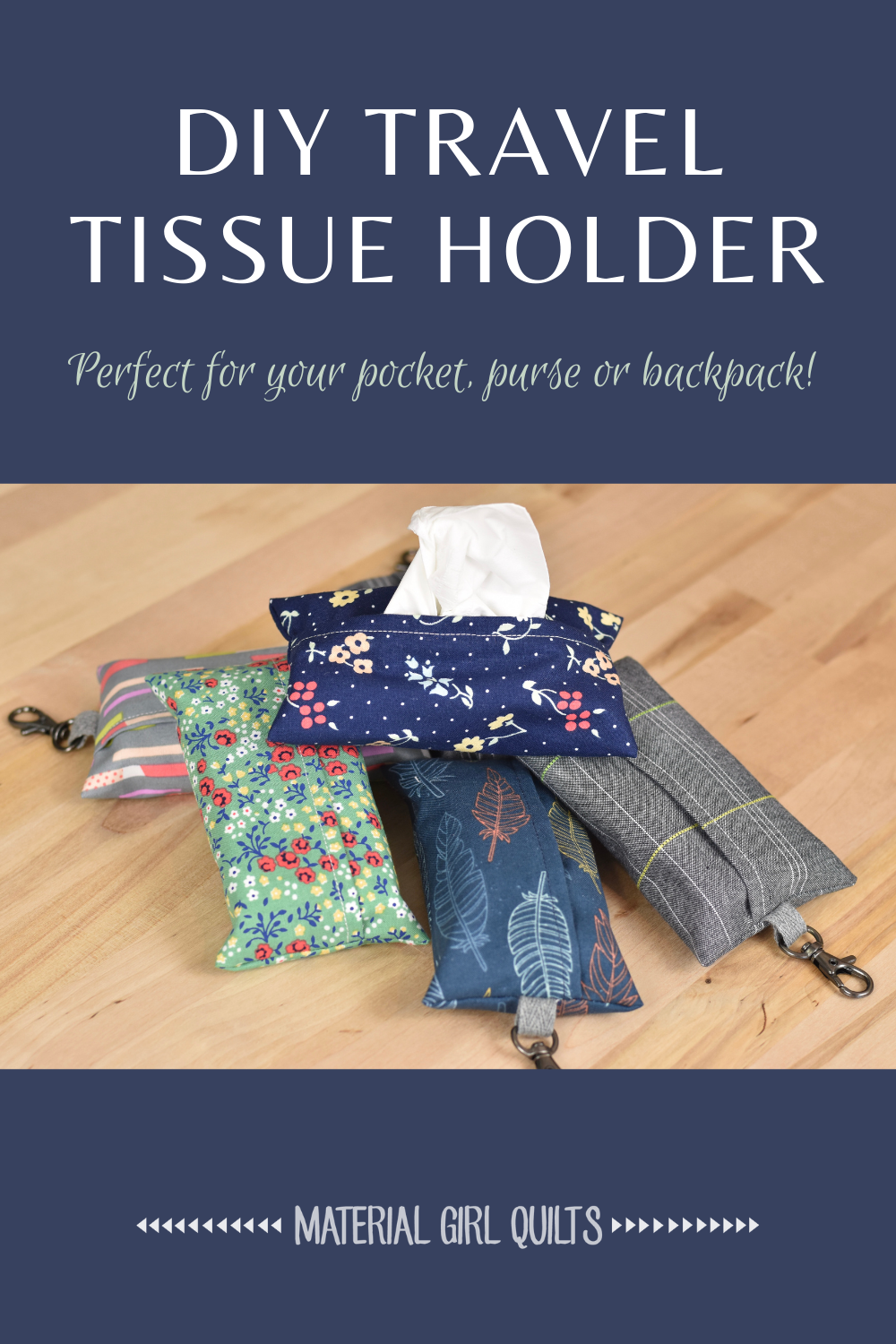 DIY Travel Tissue Holder {quick and easy handmade gift} — Material Girl