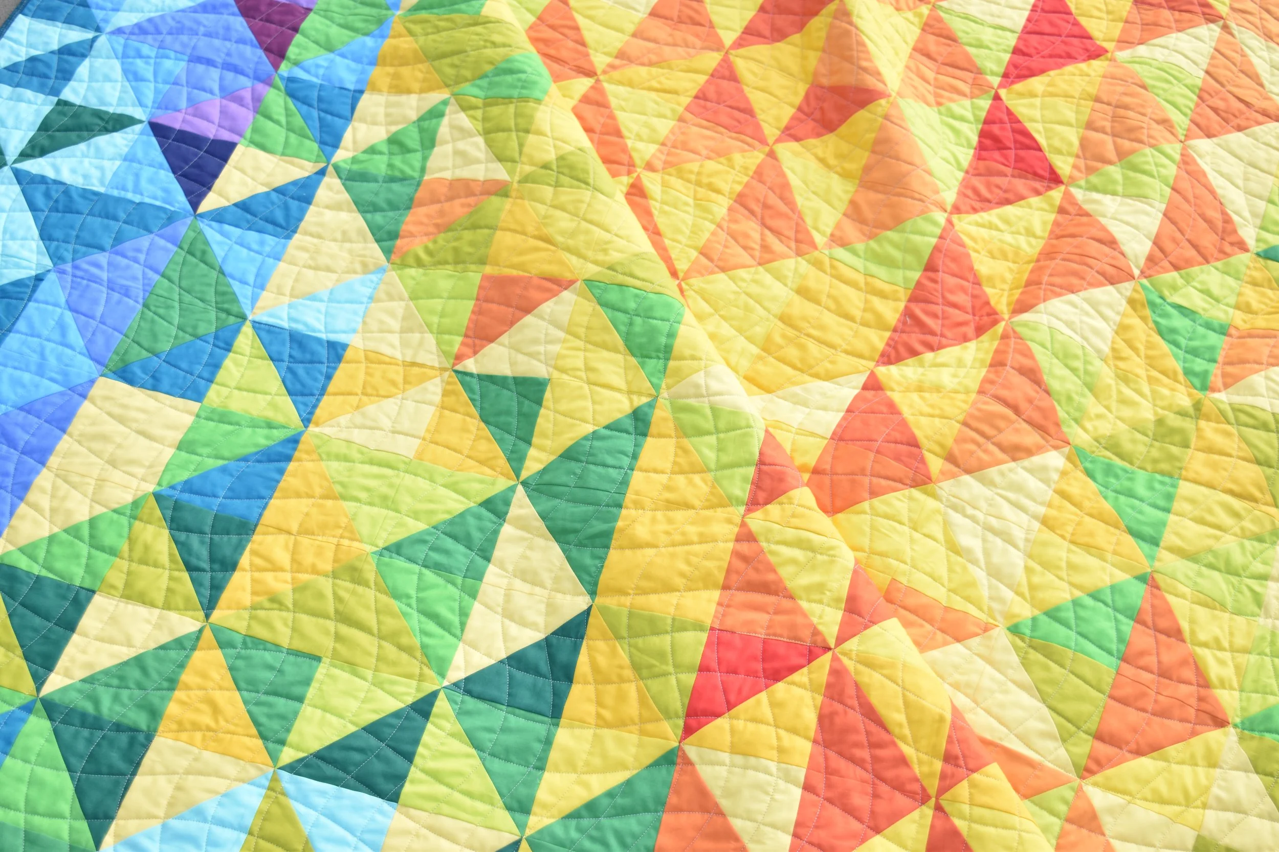 Finally finished 2021 Temperature Quilt!! — Material Girl Quilts