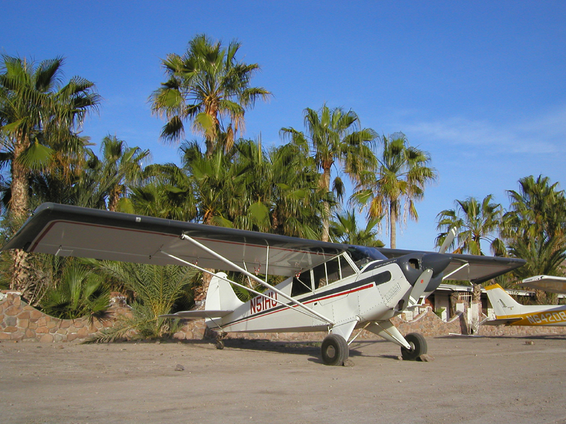 aviat husky on runway