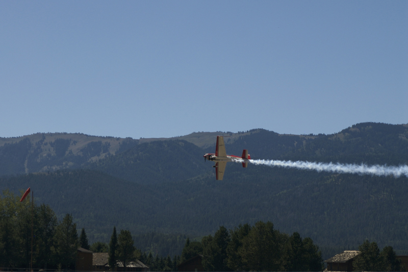 Extra 300 L smoke over teton valley