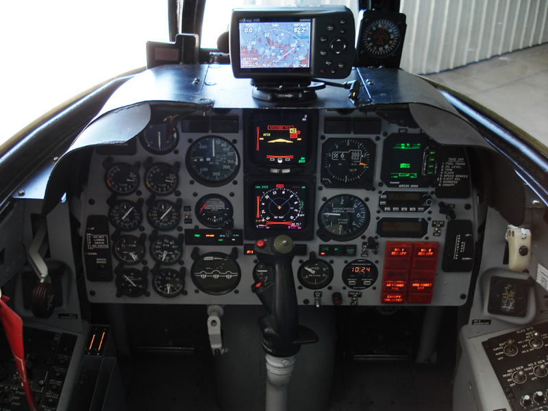 North American T-2 Buckeye cockpit view