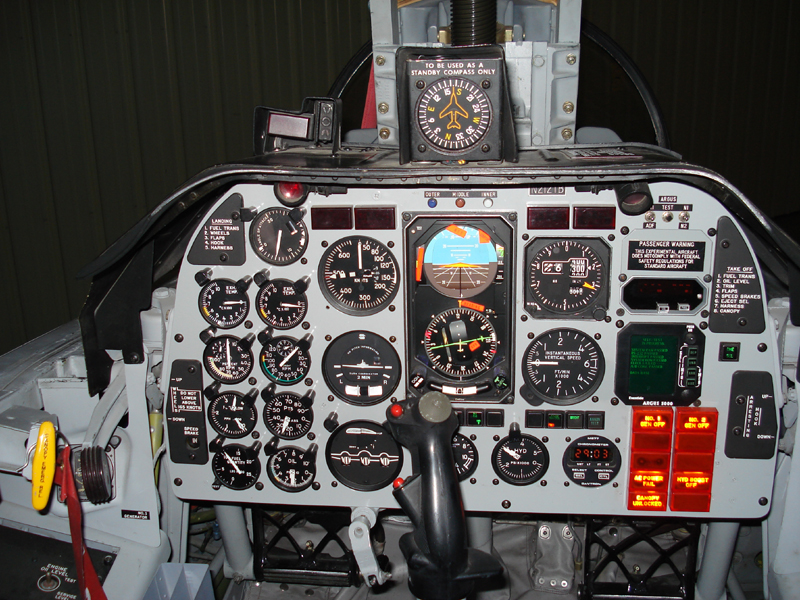 North American T-2 Buckeye cockpit