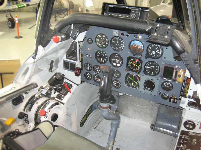 North American T-28 Trojan cockpit-3