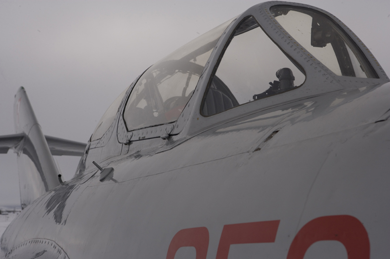 Mikoyan-Gurevich MiG-15 cockpit closed