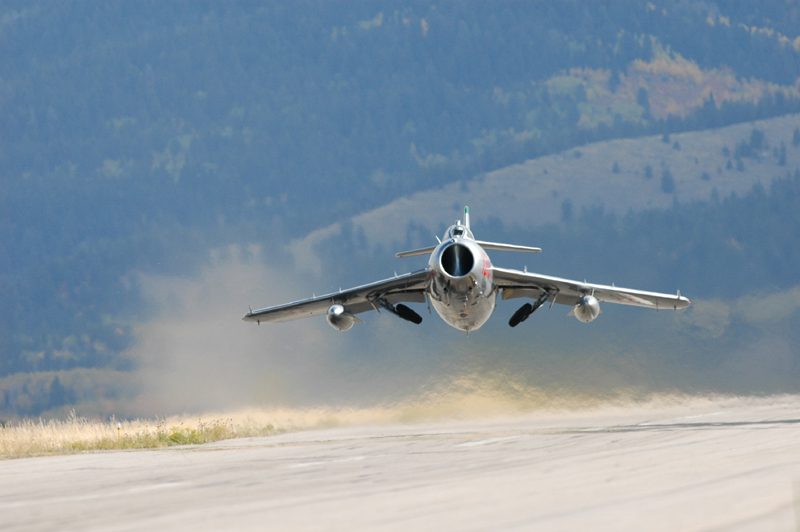 Mikoyan-Gurevich MiG-17 taking off