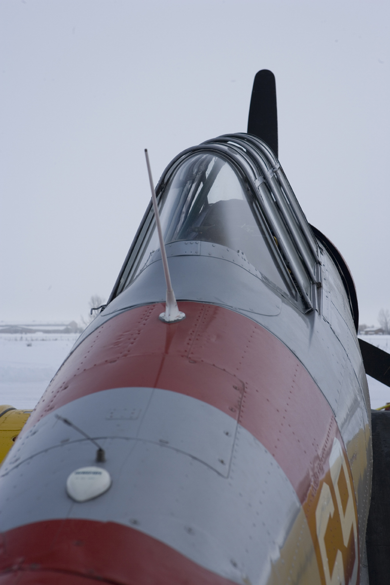  North American T-6 Texan SNJ canopy closed