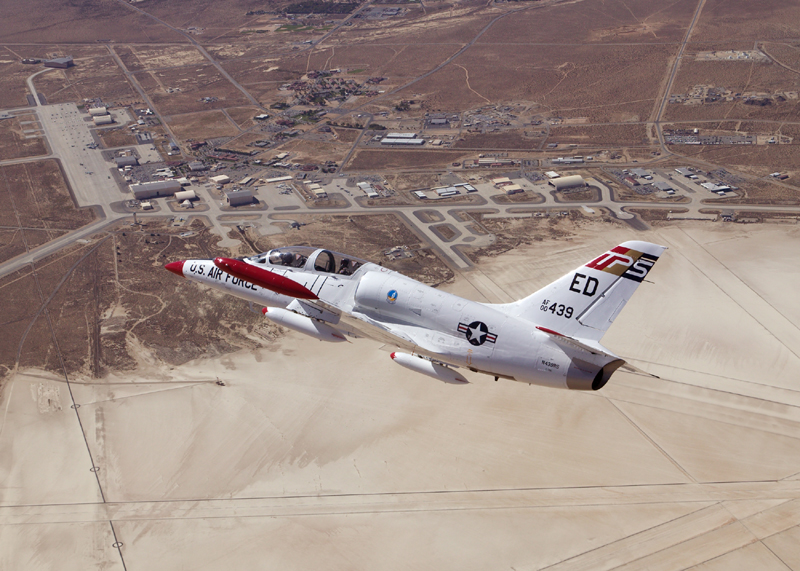 L 39C over desert