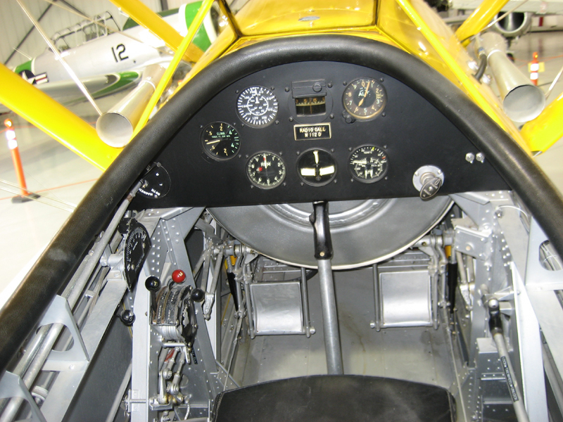 Naval Aircraft Factory N3N cockpit