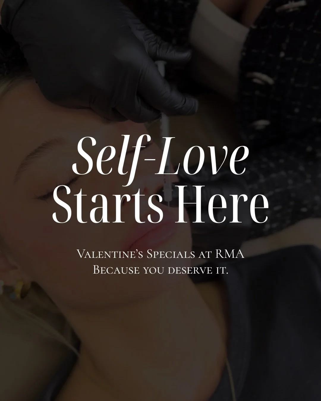 💕 SELF LOVE STARTS HERE 💕

This Valentine&rsquo;s, treat yourself to confidence, contour, and a little extra glow ✨

💋 Perfectly Balanced
Treat both lips + chin with dermal filler and receive 30 units of tox FREE (Botox or Dysport)
Subtle definiti