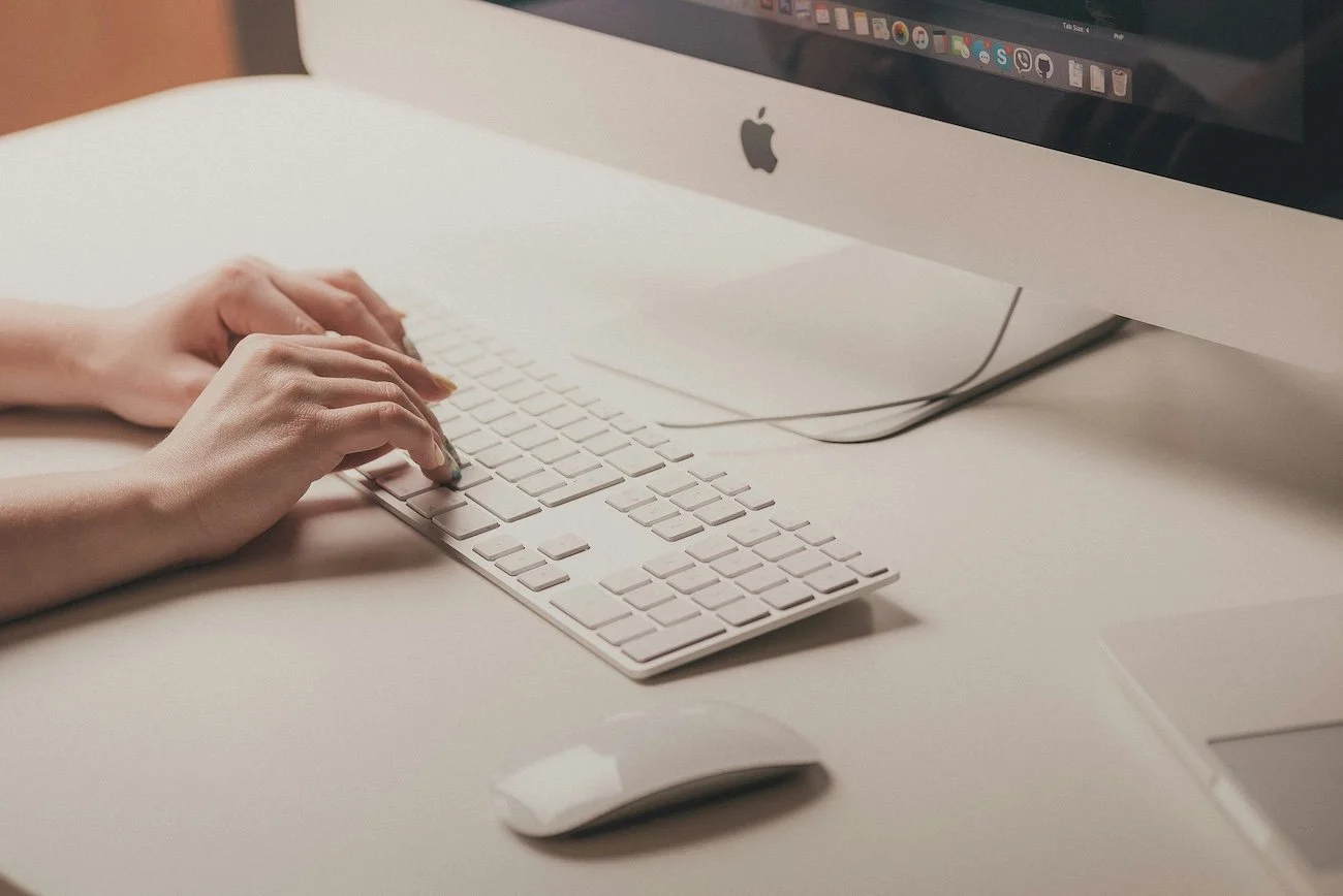 typing content on brewery website