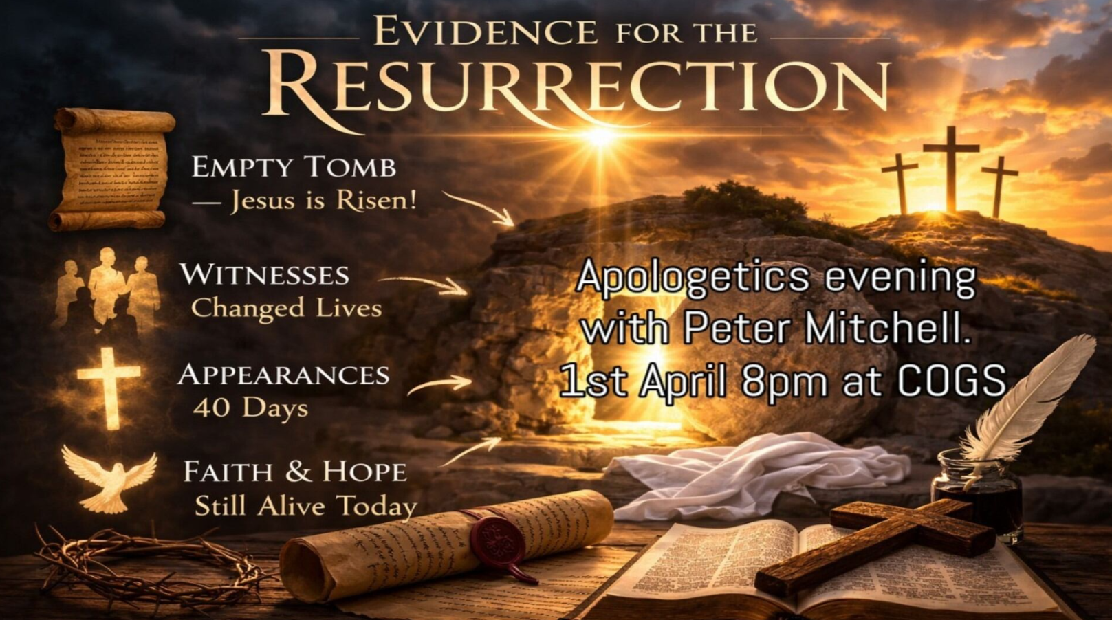 01-04-2026 | Peter Mitchell - Evidence for the Ressurection.