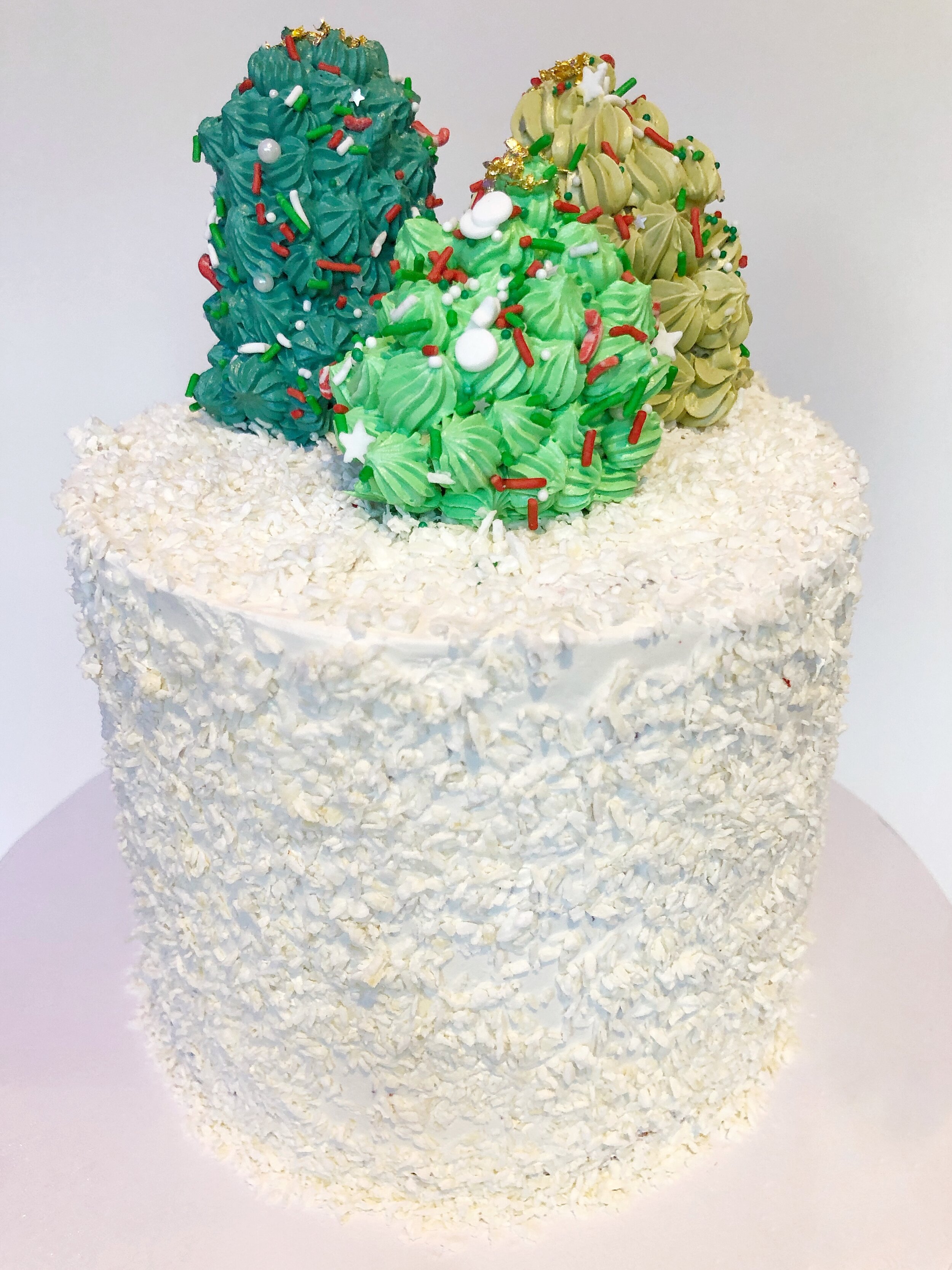 Christmas Coconut Cake