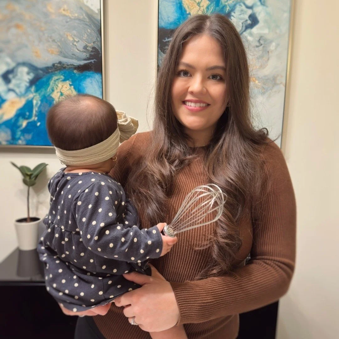 I'm back baby! .. with a baby. Our newest addition to Saffron &amp; Sugar has certainly kept us busy. Stay tuned to see what sweet treats we've really been baking!