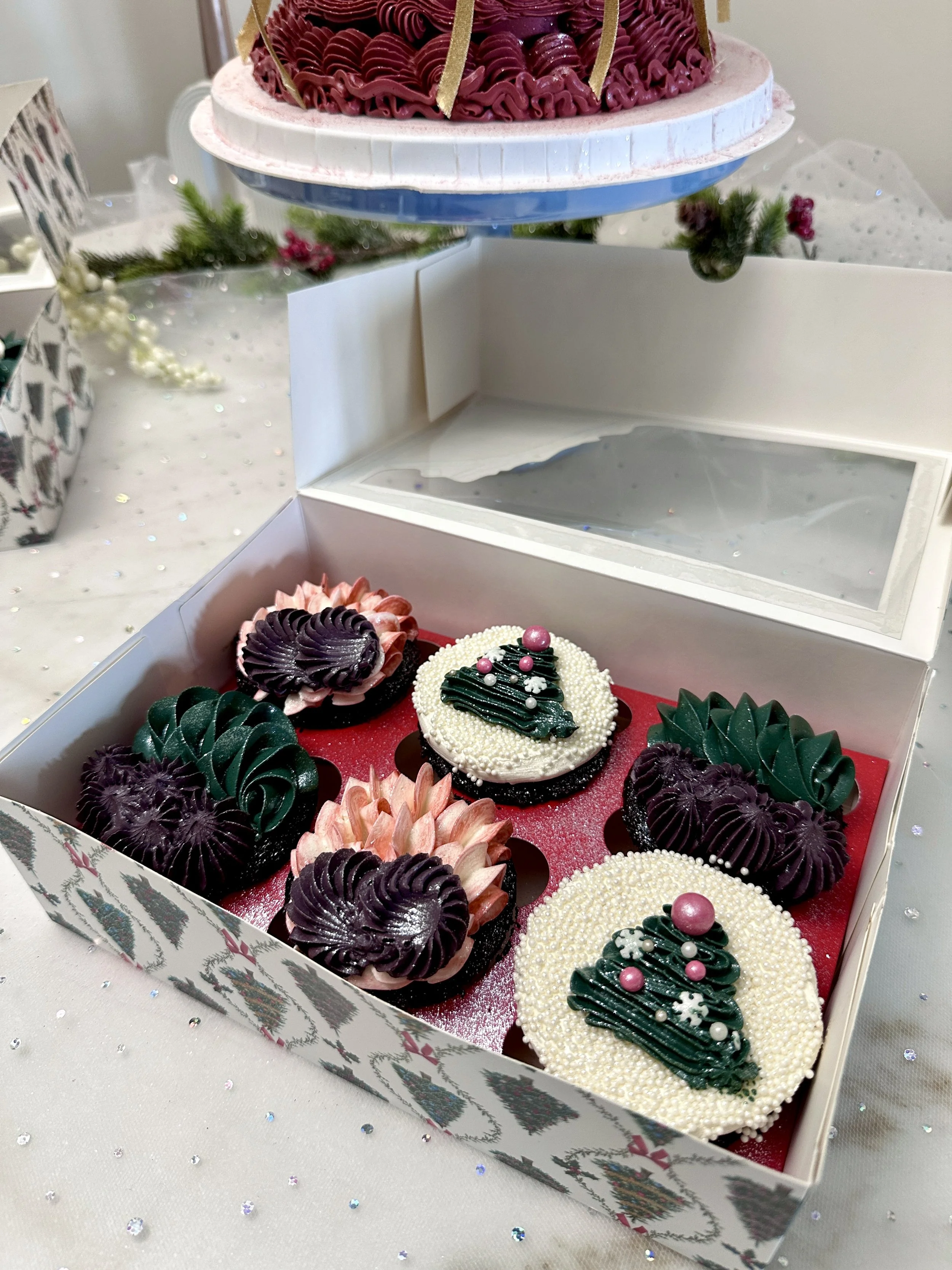 Christmas Tree Cupcakes