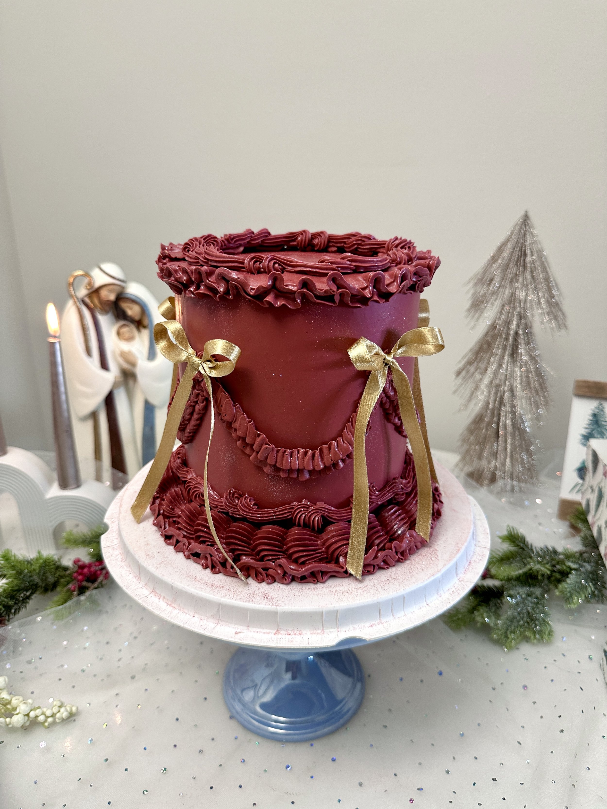 Vintage Red Cake